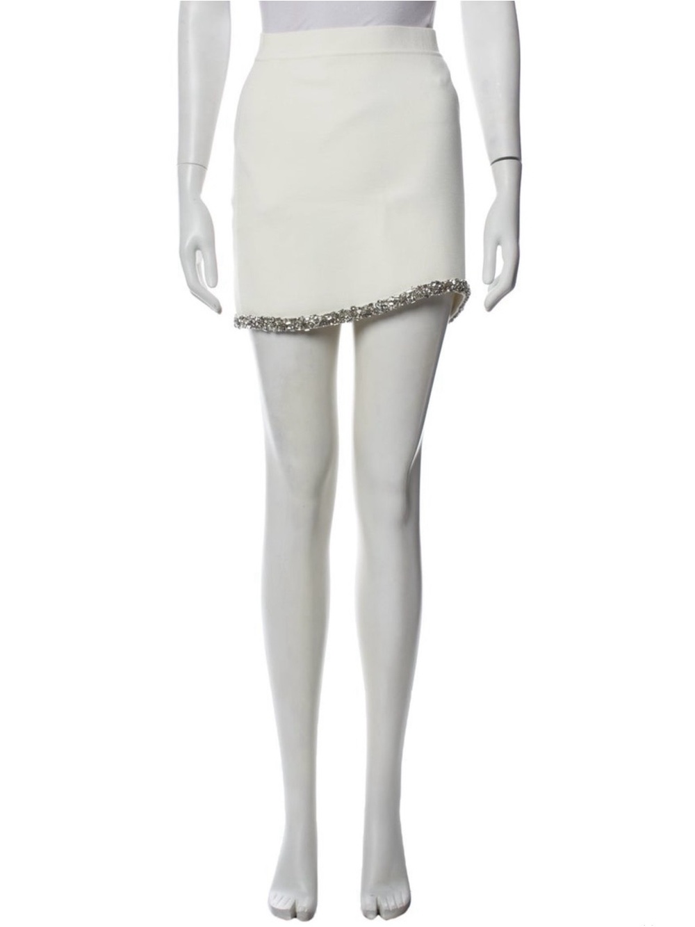 NWT Simkhai Embellished White Mini Skirt Sz S